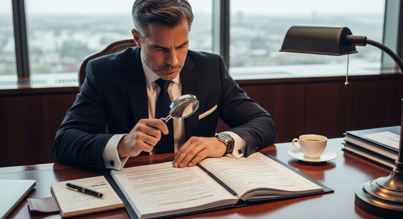 Prüfung eines Arbeitsvertrags