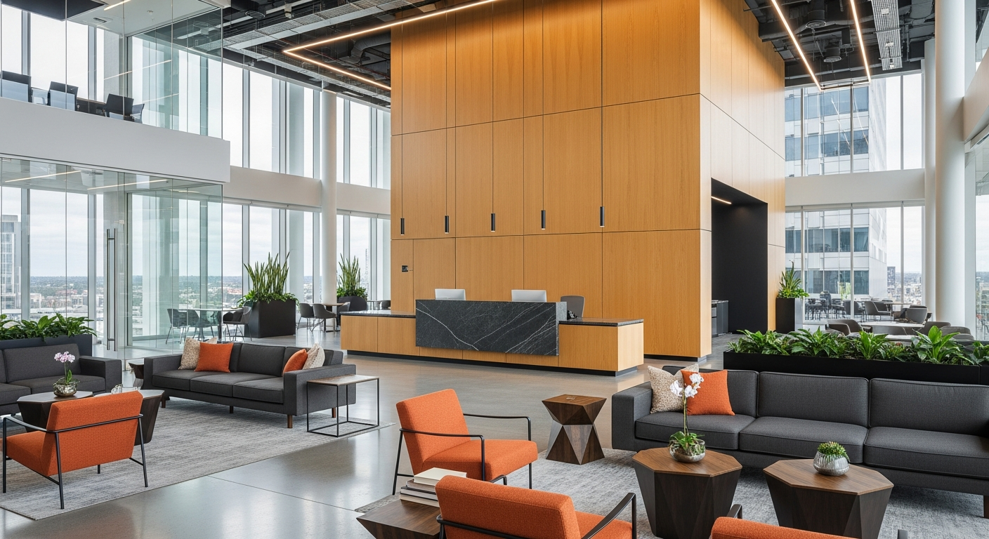 Modernes Büro mit Employer Branding